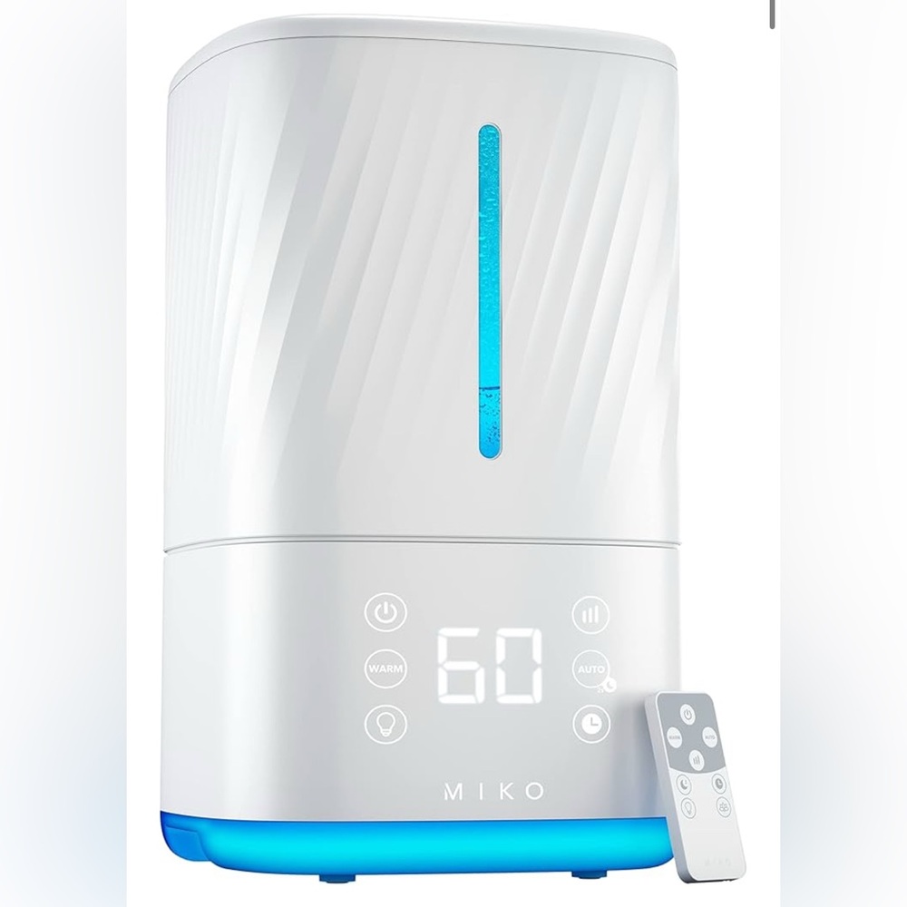 MIKO White Humidifier with Remote Control